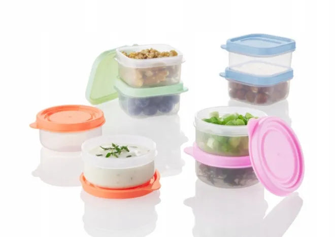 LIVARNO Set of small food storage containers, 8 pieces