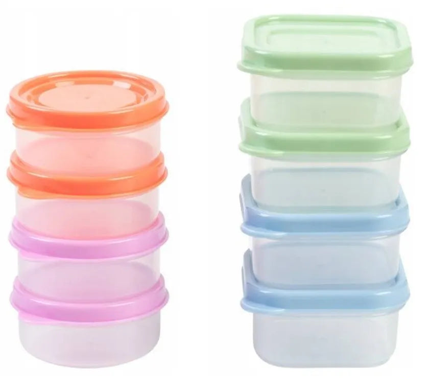 LIVARNO Set of small food storage containers, 8 pieces