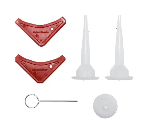 PARKSIDE Cartridge Gun, Dispensing Gun, Silicone Gun, Aluminum, 2 Joint Smoothers