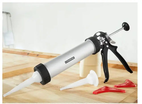 PARKSIDE Cartridge Gun, Dispensing Gun, Silicone Gun, Aluminum, 2 Joint Smoothers