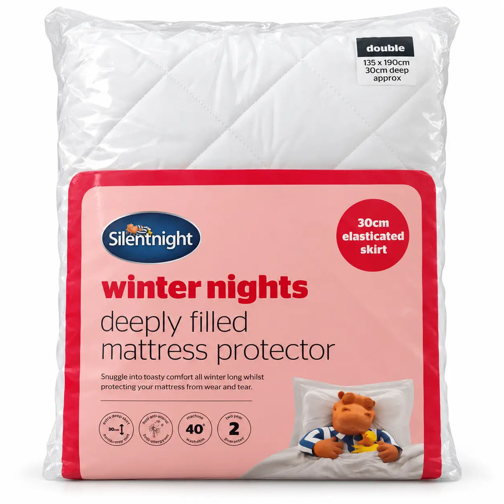 Silentnight Winter Nights Deeply Filled Mattress Protector – Double