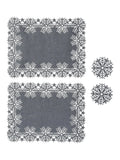 Livarno Home Placemats with Coasters (4 pieces)