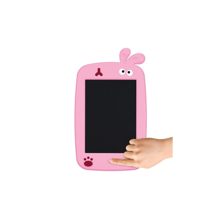 Silvercrest LCD TABLET + Stylus For Kids For Drawing - PINK BUNNY