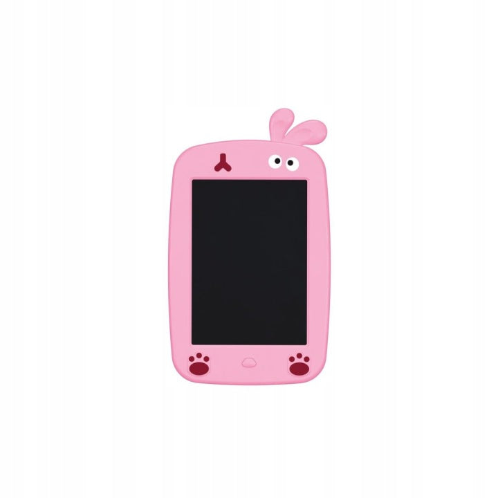 Silvercrest LCD TABLET + Stylus For Kids For Drawing - PINK BUNNY