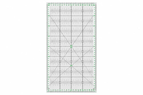 CRELANDO Tailor's Ruler – 45 × 20 cm