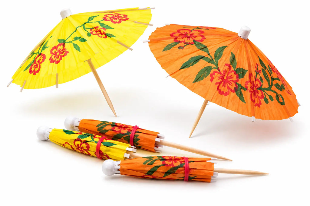Metaltex Decorative Umbrellas Set Of 12, Multicolor, Small