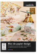 Crelando Decorative Design Paper Pad – 12 Sheets, 157 g/m²