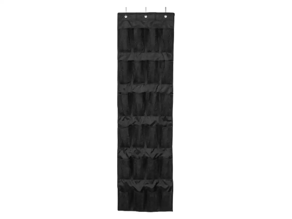 W5 Door Organizer with 24 Pockets 47x165cm Black