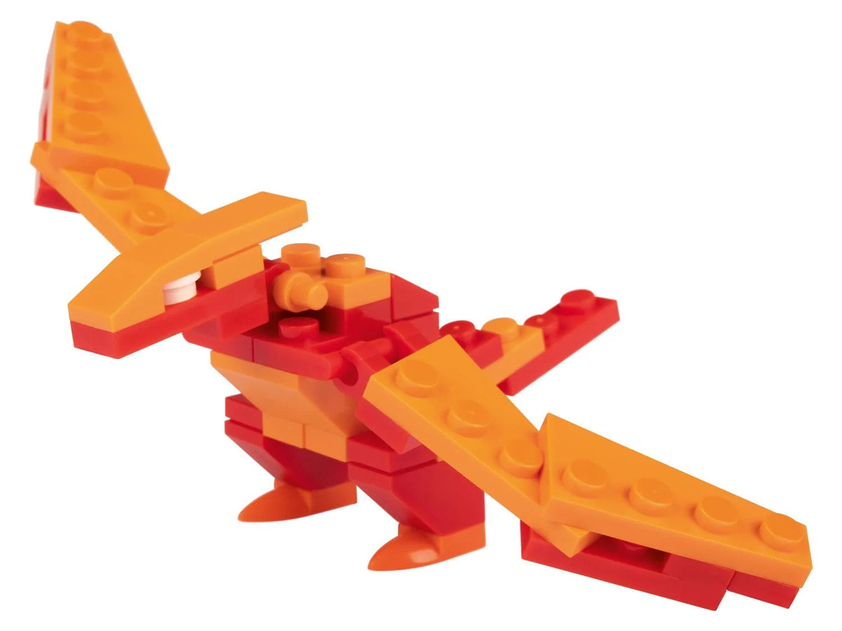 PLAYTIVE® Clippysaurier in egg, 250 pieces