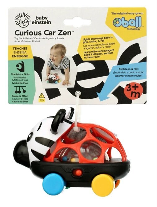 Baby Einstein Curious Car Zen Oball Toy Car & Rattle