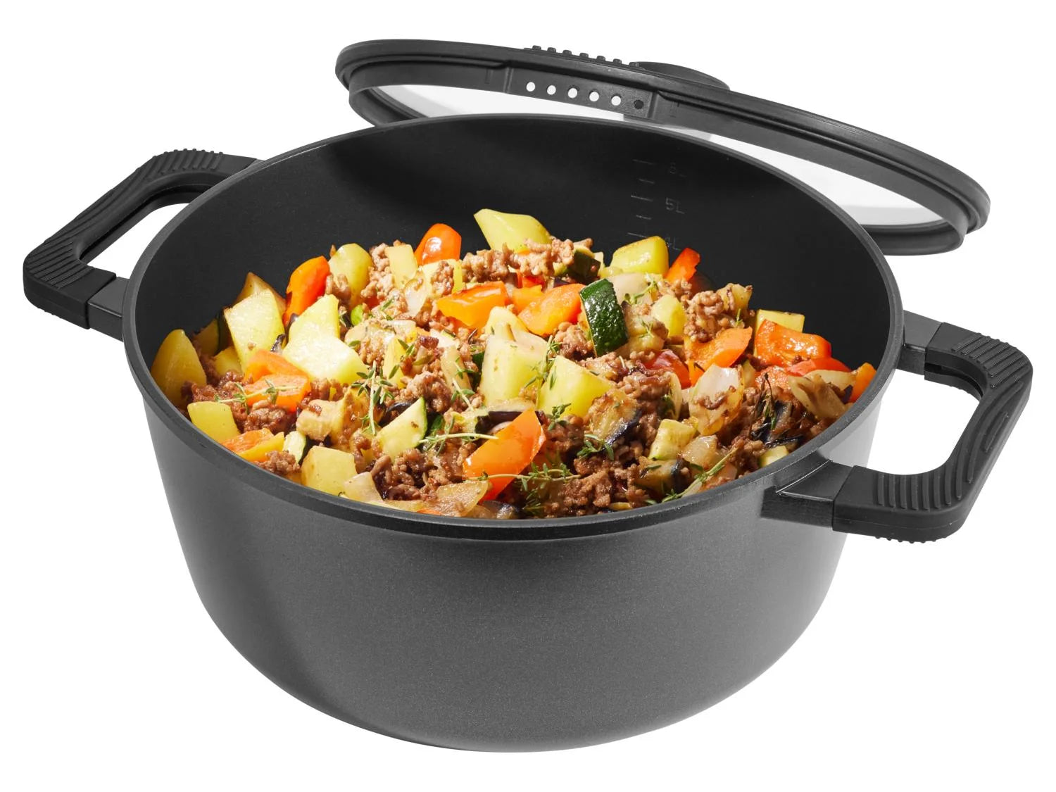 SILVERCREST® Cast aluminum casserole dish, Ø 28 cm
