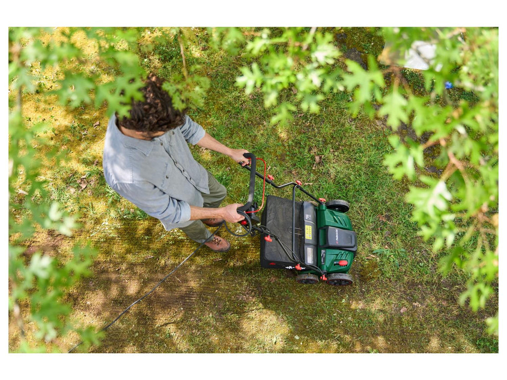 PARKSIDE® 2-in-1 electric scarifier and lawn aerator with 4-stage depth adjustment