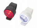 Crivit silicone LED bicycle lights white red set of 2 pieces