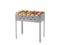 Country Side (GRILLMEISTER) Shashlik Charcoal Barbecue BBQ KANSAS, incl. 6 grill skewers