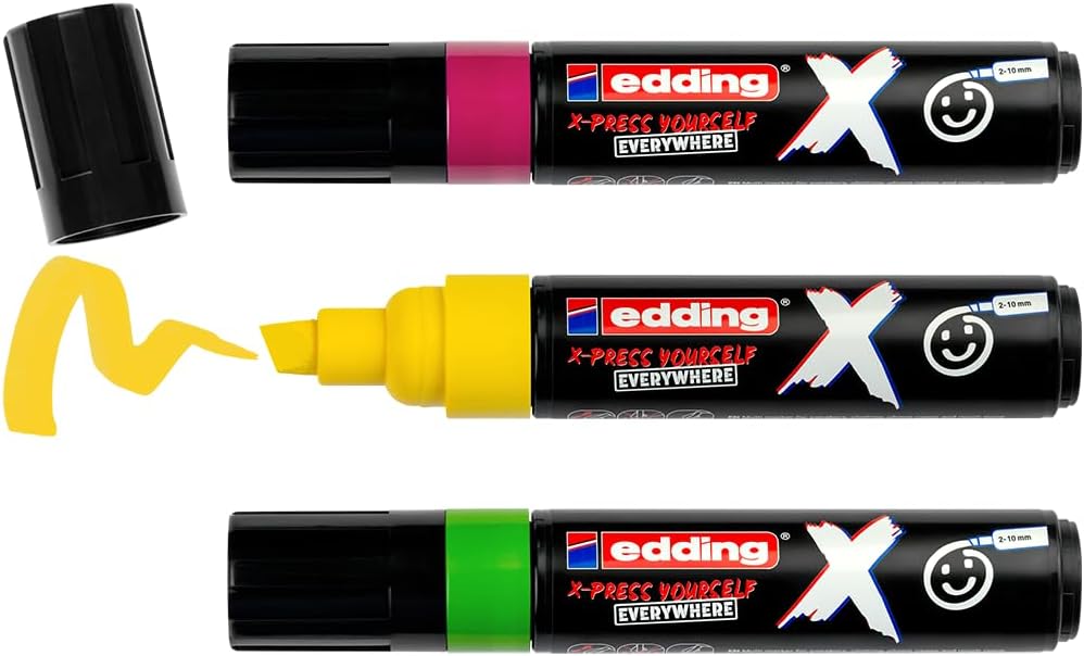 Edding 6900 X Multimarker set of 3 Candy, chisel tip 2-10 mm