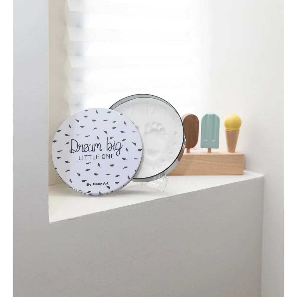 Baby Art Magic Box Round Imprint White and Black