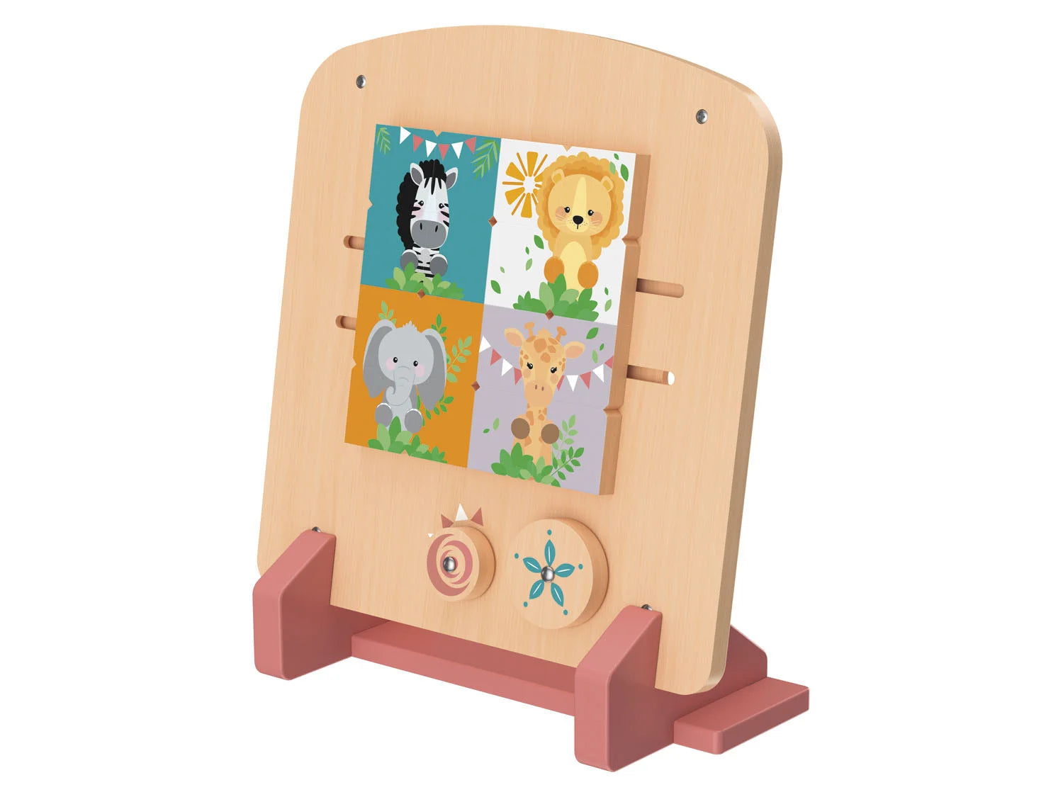 PLAYTIVE Wooden Toys - Puzzle Game (standing or wall mounted)
