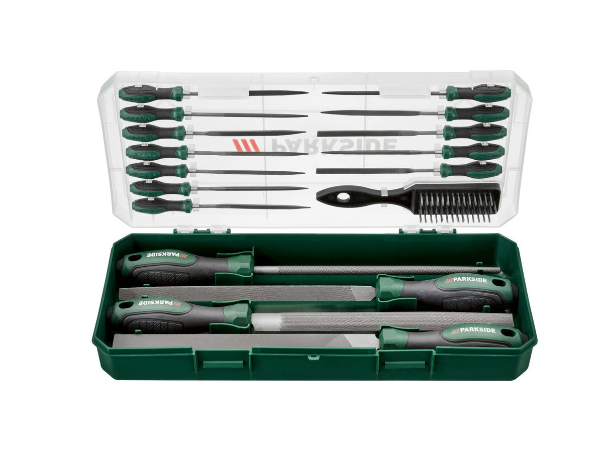 PARKSIDE® 17-piece workshop file set - DAMAGED BOX