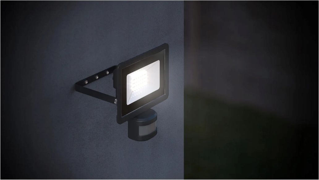 LIVARNO home Outdoor LED spotlight with motion sensor (Neutral White)