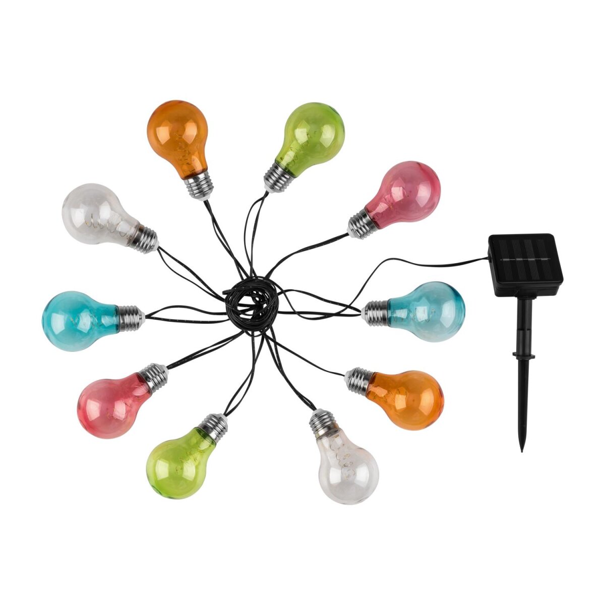 LIVARNO home solar string lights with 50 energy-saving LEDs (multicolored)