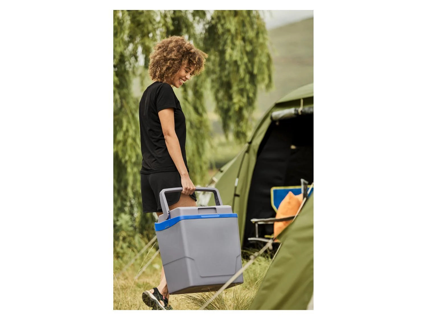 CRIVIT Portable electric refrigerator, 230 V/12 V