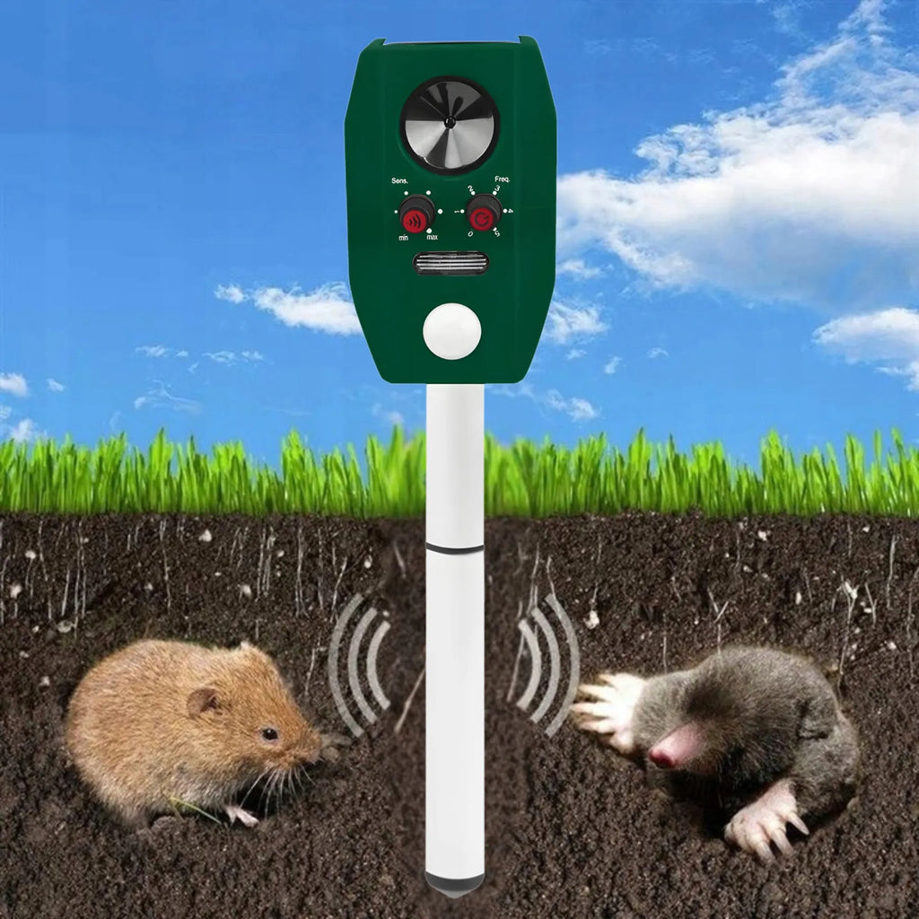 Parkside Solar Powered Animal Repeller - 8 meters range and 110° radius