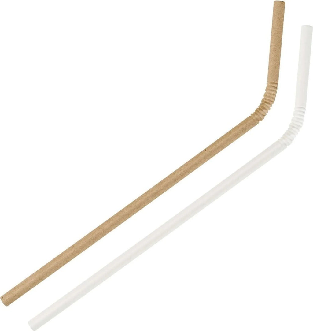 Fackelmann foldable paper drinking straws, Ø 6 mm (40 pieces)