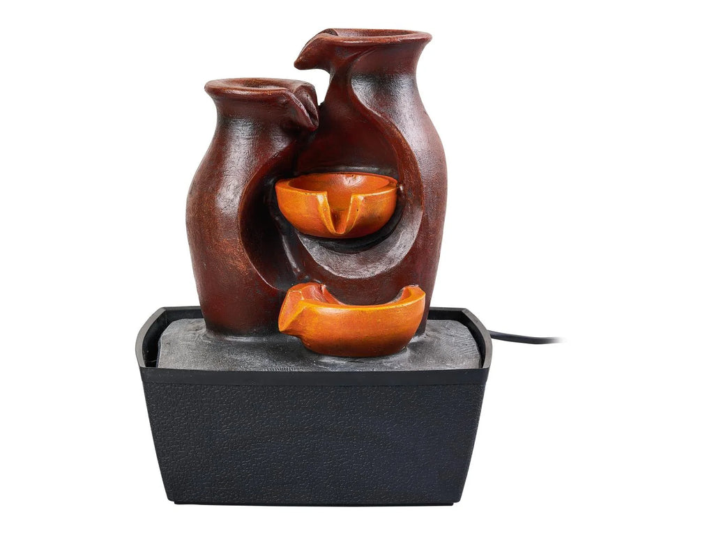 LIVARNO HOME Decorative fountain with light and water pump - Bowls