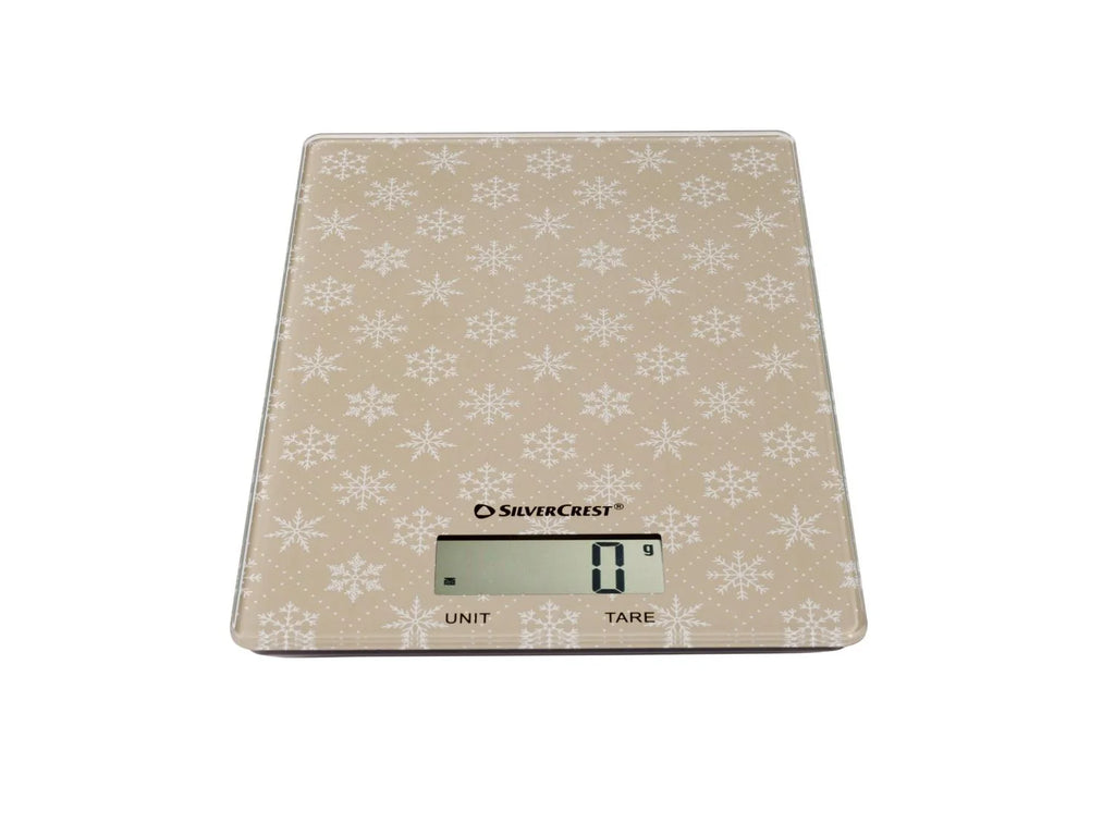 SILVERCREST® Digital kitchen scale - Snow pattern