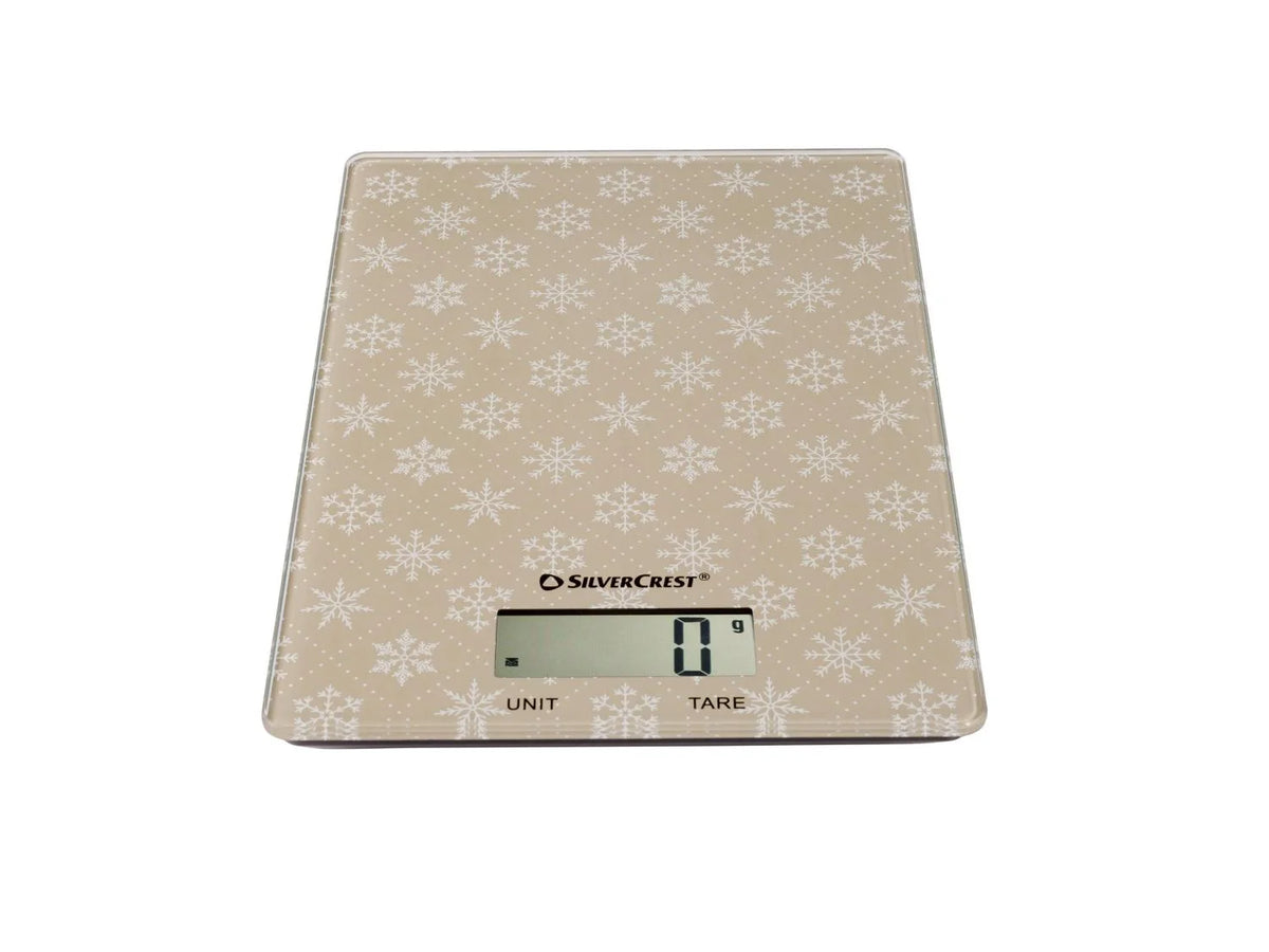SILVERCREST® Digital kitchen scale - Snow pattern