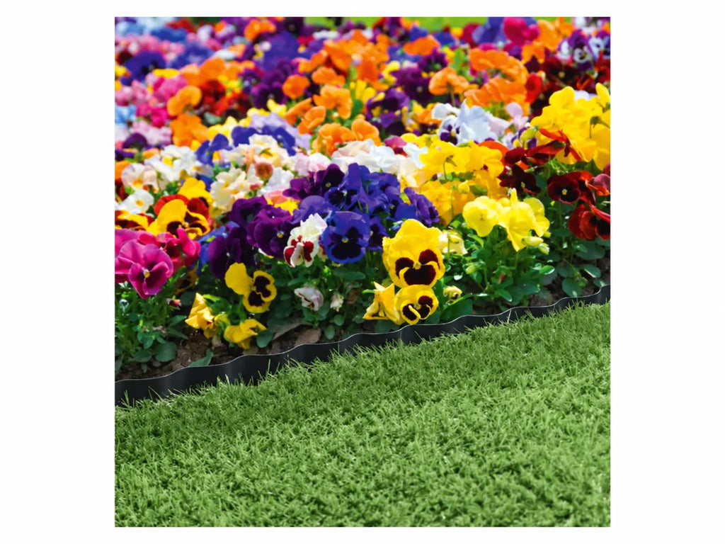 PARKSIDE PVC garden corrugated kerb/edge, 9m x 15 cm (black)