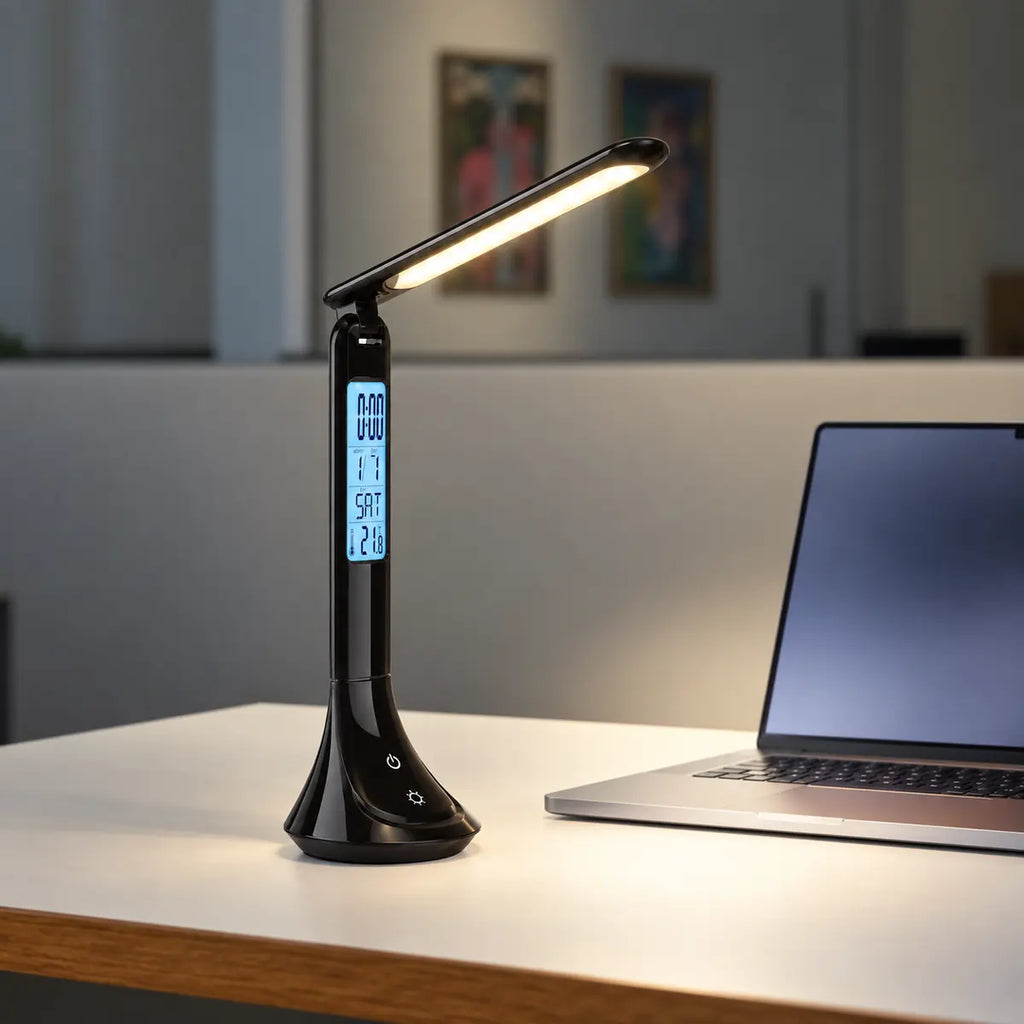 Livarno Cordless Desk Lamp with Date/Time/Temperature/Alarm
