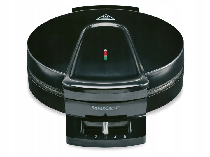 SilverCrest - Heart-Shaped Waffle Maker - Non-Stick Coating - 5 Waffles - 1200 W