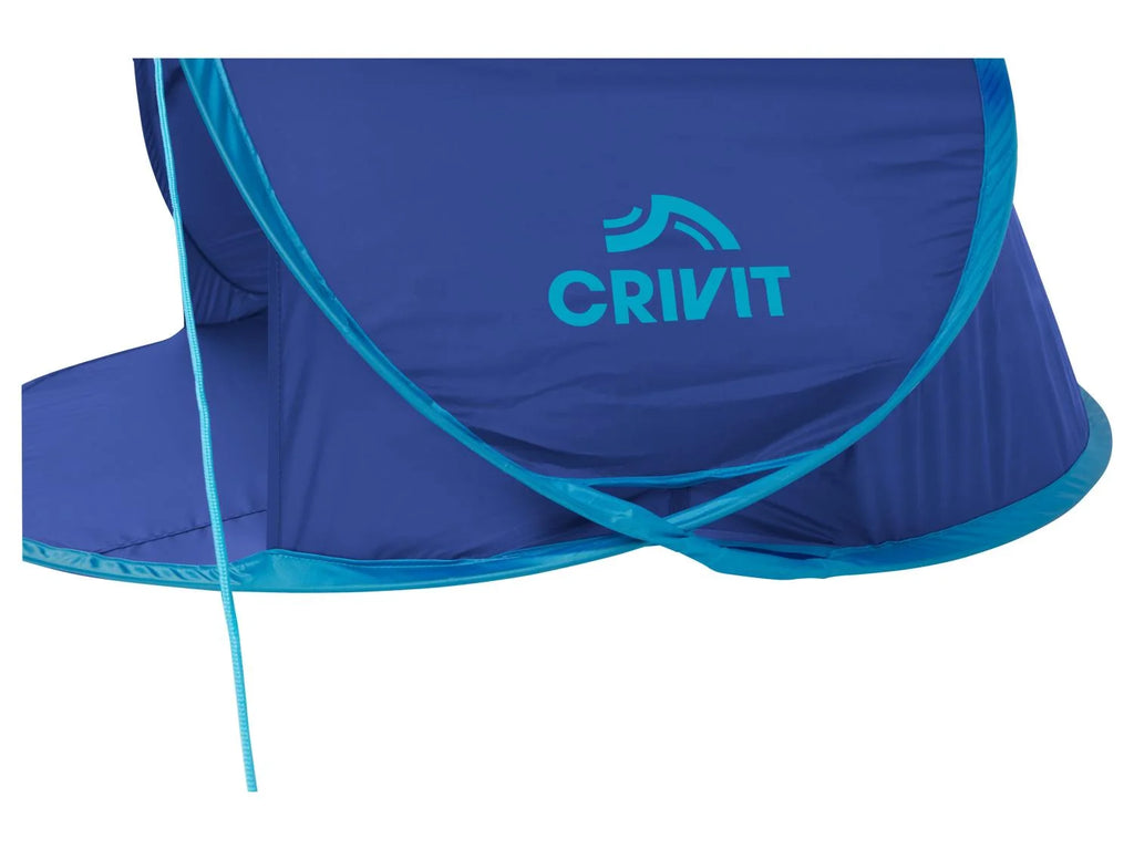 CRIVIT pop up beach tent blue UV 30 with bag