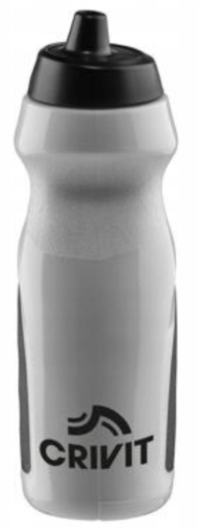 CRIVIT 600 ml Water bottle - Light Grey