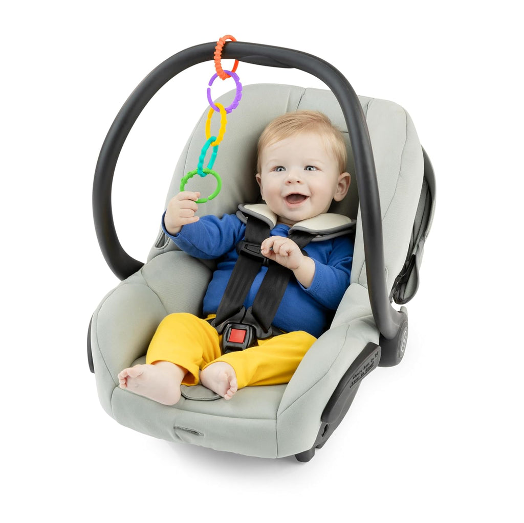 Bright Starts Lots of Links Rings Toys for Stroller or Carrier Seat