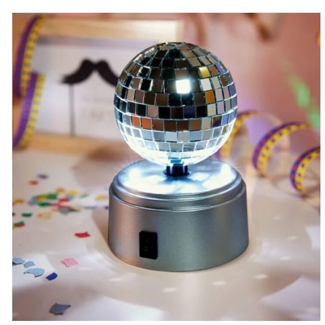 Livarno home LED Party Light Rotating Disco Light Effect (Silver)