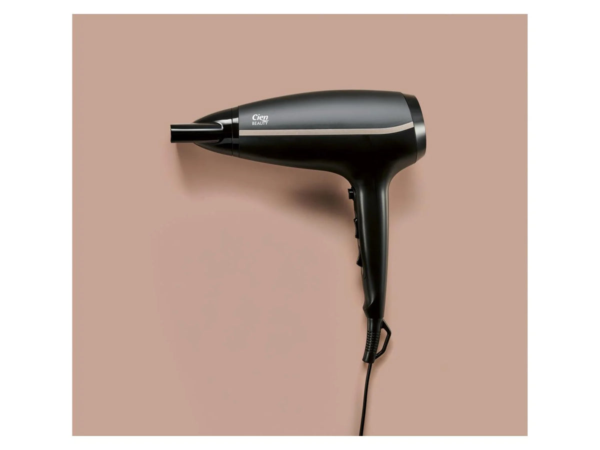 Cien BEAUTY Ionic Hair Dryer, with 3 heat settings - Black — image 3