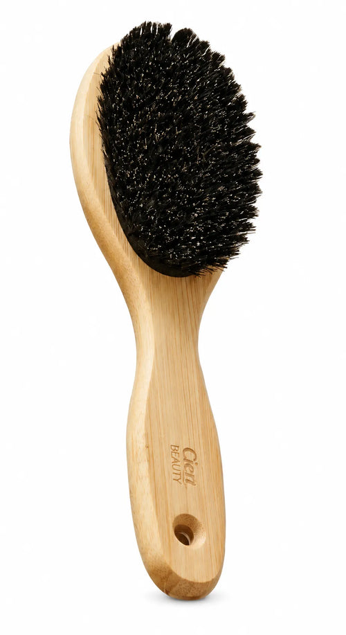 Cien Beauty Natural BAMBOO HAIR BRUSH, wooden, with boar bristles