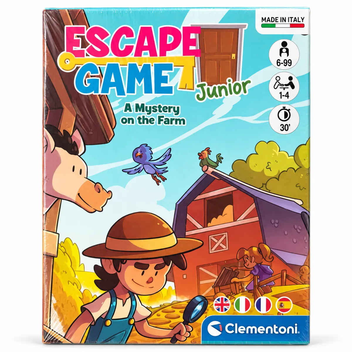 Clementoni Escape Game - A Mystery on the Farm - Junior