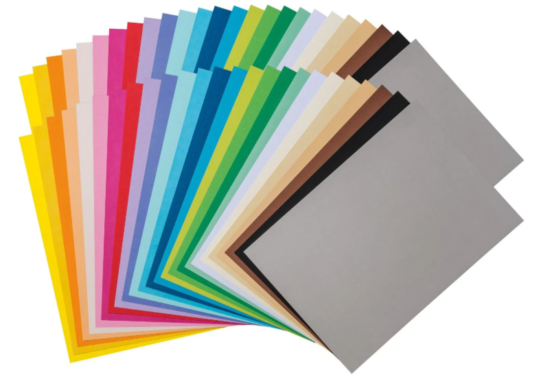 Crelando Colored Paper Pad 25 Colors 50 Sheets 24x34 cm — image 3