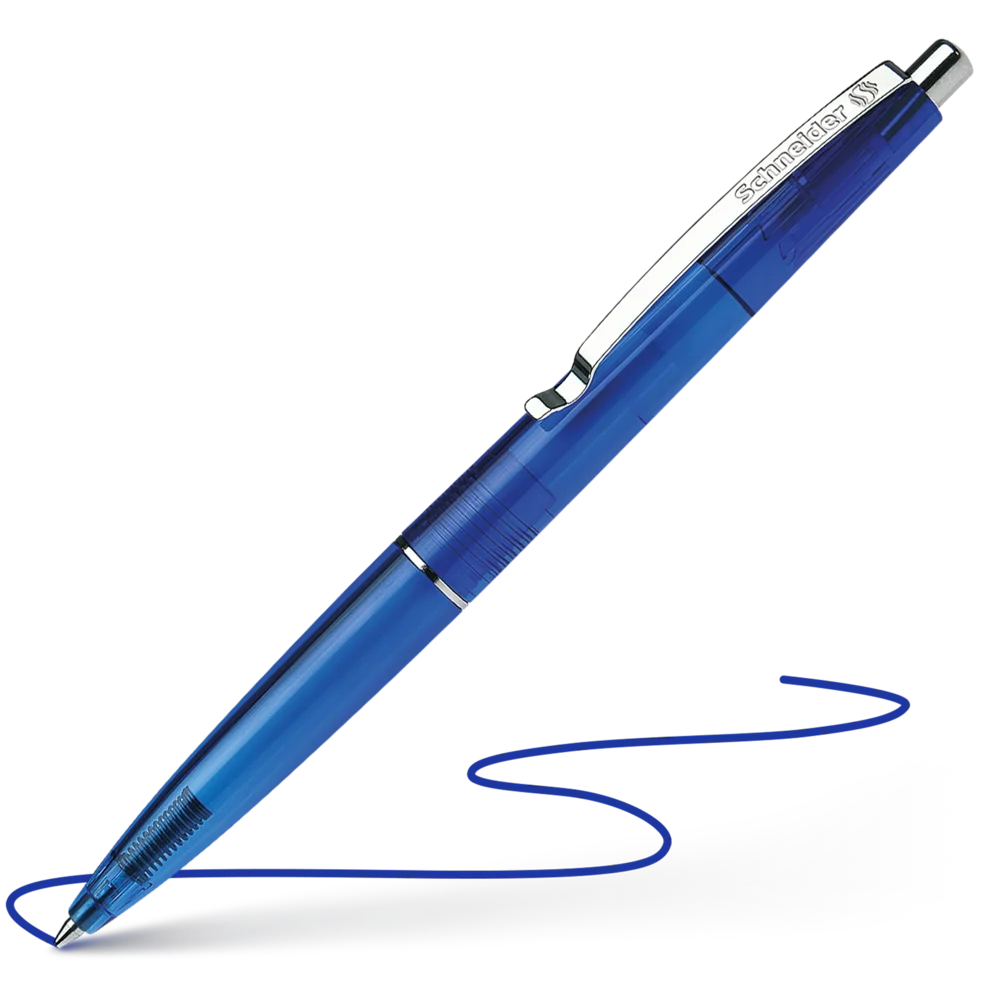 Schneider K 20 Icy Colours Ballpoint pen - blue (4 Pieces)