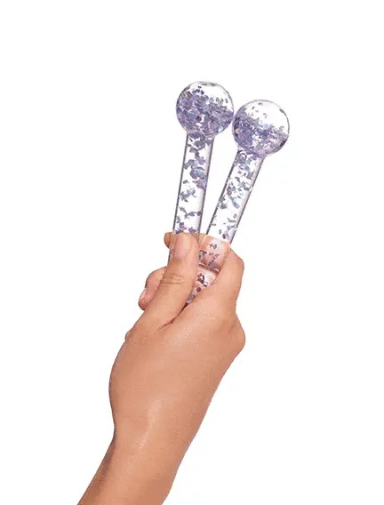 Cien Ice globe for facial massage 2 pieces