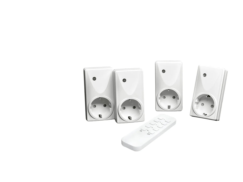 TRONIC® IP44 Wireless Plugs - Indoor (set of 4)