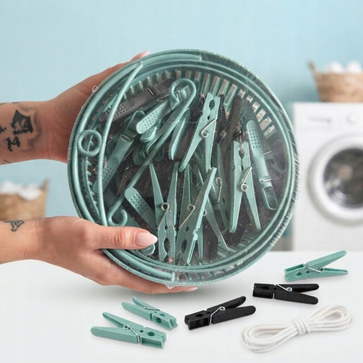 W5 clothespins with basket 50 pcs Buckles for hanging clothes