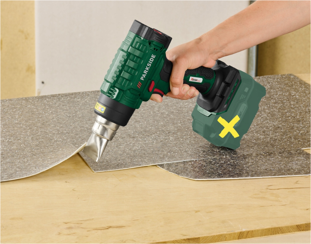 PARKSIDE PHLGA 20-Li C2 20 V rechargeable heat gun