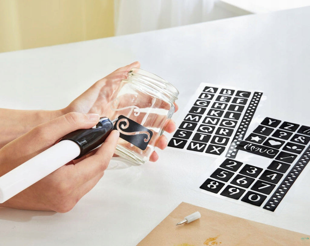 CRELANDO ENGRAVING PEN + ACCESSORIES Stencils