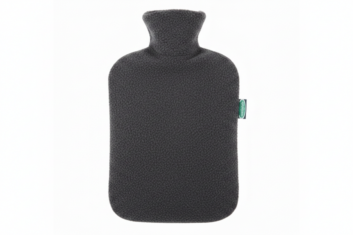Sensiplast Large Hot Water Bottle Warmer in Fleece Cover 2L - Beige