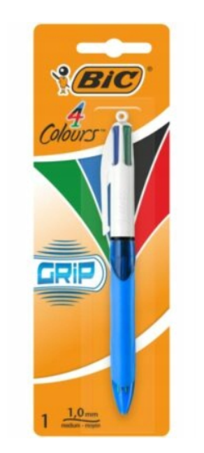 BIC multicolor automatic ballpoint pen 4 colors (blue)