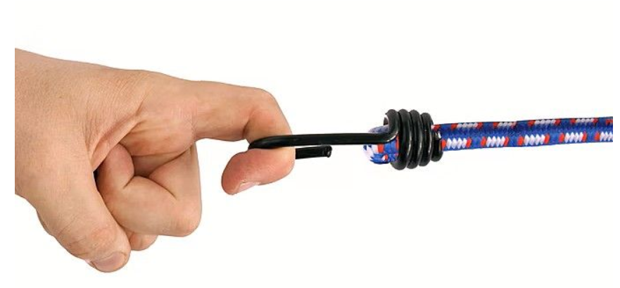 Ultimate Speed Elastic bungee cords, 65 and 45 cm, blue and red, set of 4